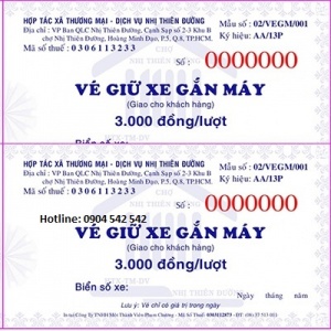 vé giử xe giá tốt
